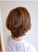 ミディアムレイヤーボブ