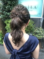 ジータヘアデザイン 大森店(GHITA hair design)&nbsp;結婚式ヘア☆ポニーテールアレンジ