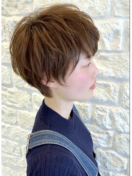 ヘアアプセウス (hair APCEWS) 重すぎないマッシュレイヤーショート