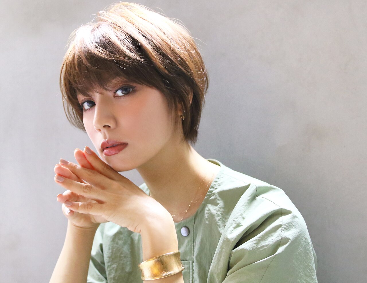 カット＋グレイカラー（白髪染め）（リタッチ）+トリートメント♪　4950円