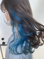 アライブ キチジョウジ(ALIVE Kichijoji)&nbsp;韓国風インナーカラー/イヤリングカラー×ブルーカラー