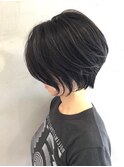 Carin那覇真嘉比店/グレージュカラー/ショートイルミナカラー
