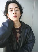 ツイストスパイラルパーマツーブロックメンズマッシュメンズヘア