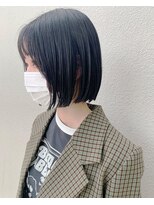 モリオ フロム ロンドン サッポロファクトリー店(morio FROM LONDON)&nbsp;【morio札幌】札幌ボブ人気　大人かわいい黒髪ぱつっとボブ