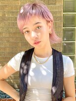 マックス フォー ヘアー(MAX FOR HAIR) 【デザインカラー】ハイトーンピンク×ショートウルフヘア◎