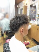 ノームコア(NORM CORE)&nbsp;ツイストパーマ×フェードスタイル