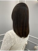 水素カラー　ダークグレージュ