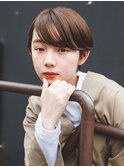 大人ショート/丸み/くびれ/マッシュ/ショート/髪質改善