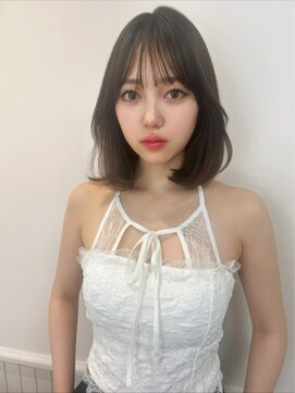 アース コアフュールボーテ 長岡店(EARTH coiffure beaute) ナチュラルブラウン_透明感_ミディアム_イルミナ