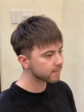 スカイシープレイス 錦糸町 ナチュラルショート[錦糸町/理容室/メンズ/フェード/パーマ]