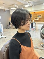 ヘア プロデュース キュオン(hair produce CUEON.)&nbsp;大人可愛い２０代３０代４０代/大人ショート/暗髪/丸みショート