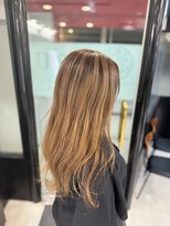 アイズ 本厚木(AIZU)&nbsp;バレイヤージュ×ベージュ