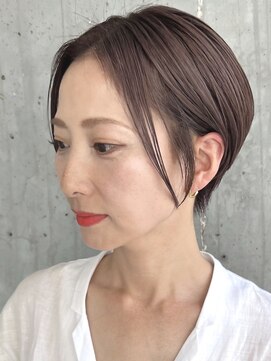 グラッシー センター北店(GLASSI) ハンサムショート★スモーキーピンクベージュ【坂田のぞみ】