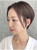 ハンサムショート★スモーキーピンクベージュ【坂田のぞみ】