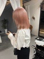 髪屋 紬 【Chu】ハイトーン/ピンクベージュ/ピンク/コーラルピンク/韓国