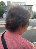 小顔若見えショートレイヤースタイル　～くせ毛活かし～