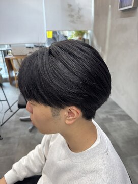 【武石】センターパート×曲がる縮毛矯正