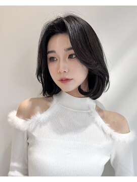 ロンドアンメゾン 原宿(Lond un Maison.) メルティカラー似合わせカットウェーブミディアム縮毛矯正ボブ