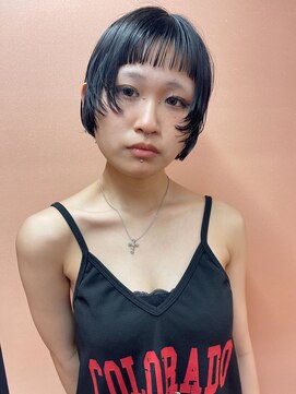 キジ(KIJI) ミニボブ/フェイスレイヤー/レイヤーボブ/オン眉/ワイドバング