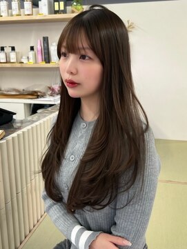 ハチ(HACHI) クロスパーマと全体レイヤー