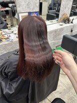 ランズ(LANDS) 《LANDS》ハイライト/デザインカラー/ワインレッド/暖色