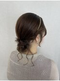 ボブでもできるアップスタイル