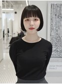 前上がりミニボブ