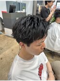 サーフカール/スパイキーショート/ブルーブラック/船橋
