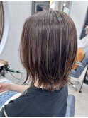 大人こなれ感◎外ハネ切りっぱなしボブ
