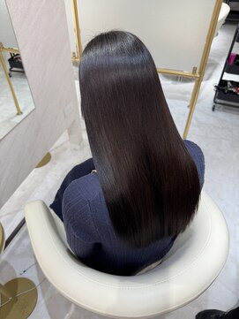 ミヨン 京橋店(miyon) 【miyon】韓国レイヤーカット×暗髪カラー×髪質改善