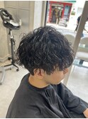 無造作に動く【波巻きスパイラルパーマ】