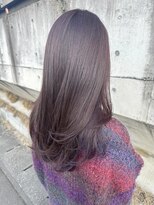 ヘアデザイン アンジェロカフェ(Hair Design Angelo cafe) チェリーバイオレッド/レイヤースタイル【20代30代40代】