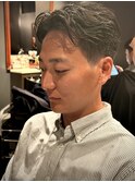 広尾駅/フェザーパーマ/フェザーショート/ツーブロック/メンズ