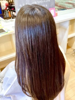 美容室ひまわりの写真/ツヤとまとまりのある縮毛矯正