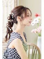 ヘアメイクサロンシャルメ(Hair Make Salon CHARMER) カジュアル編みポニー