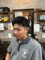 アールズ ヘア(R's hair)&nbsp;MEN’S HAIR/サーフカール/刈り上げセンターパート/印西