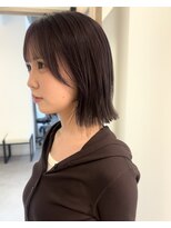 ゼン(ZEEN)&nbsp;【お客様snap】レイヤーボブ/ラベンダーグレージュ