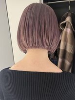 ラベスト キョウト 京都 四条烏丸店(LOVEST KYOTO) 派手すぎない、大人のくすみピンクボブ
