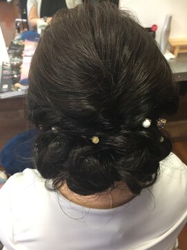 アオ(hair studio ao) およばれヘアセット