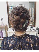 グラスペディア(graspedia)&nbsp;三つ編みこみアップ