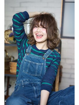 ディスオモテサンドウ 表参道(This OMOTESANDO) 空気感エアリーパーマ★モーブブラウン