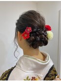 成人式着付け×ヘアセット