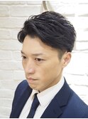 【ヨシザワ横浜】30代40代ビジネスアップバングリバースショート