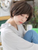 カバーヘアアンドスパ ブリス 浦和(COVER HAIR&SPA bliss) 小顔段カットマッシュルームカット暗髪ボブショート30代40代!