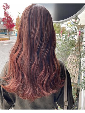 ビスクヘアデザイン(bisq hair design) warm pink color