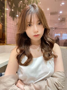 ルームバイシー 新宿(Loom. by Sea) 韓国風前髪×レイヤーカット【髪質改善/新宿/レイヤーカット】