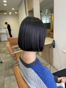 シェノン 武庫之荘(CHAINON) ボブ/グレージュカラー/地毛風酸性ストレート