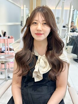 アフロートリノ(AFLOAT Leino) 2wayバング 韓国前髪 シースルー ミディアム くびれヘア 顔周り