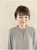 【新潟/ショート/似合わせ】大人のぱっつんショート