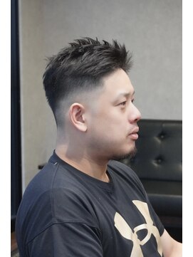 アトラ(attra) お客様ヘア【七三フェード】